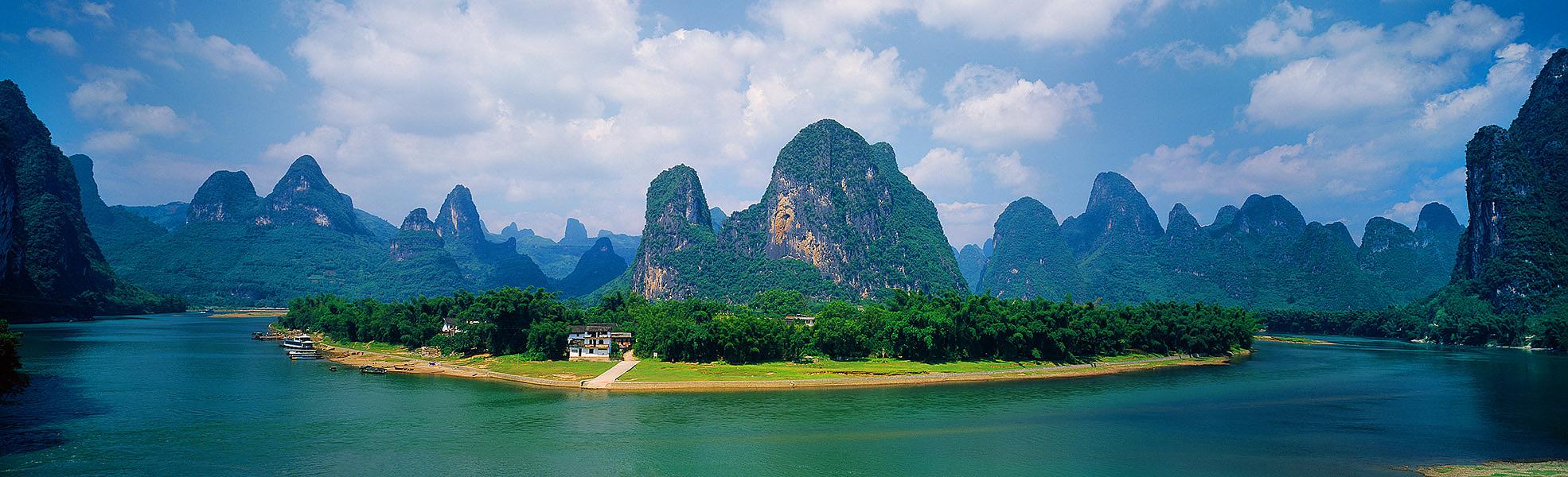 Panoramic View of Li River, Guilin